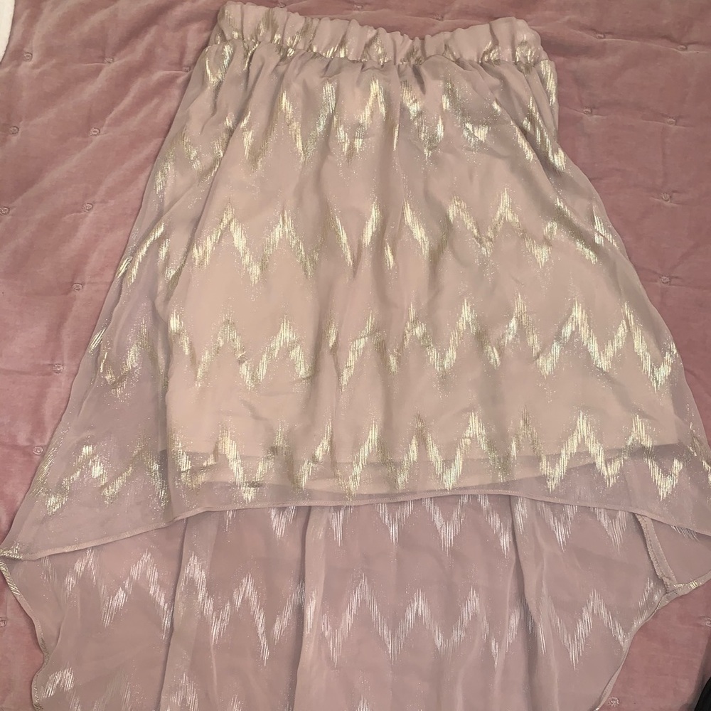 Button’s High Low Skirt
